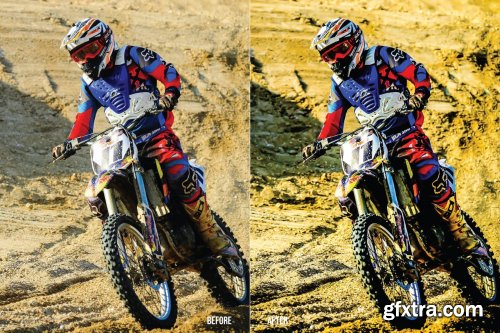 Motocross Mobile and Desktop Lightroom Presets