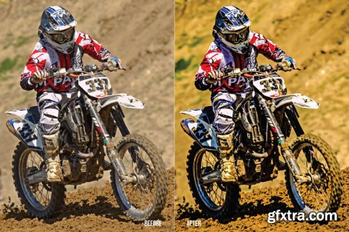 Motocross Mobile and Desktop Lightroom Presets