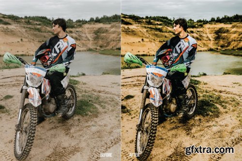 Motocross Mobile and Desktop Lightroom Presets