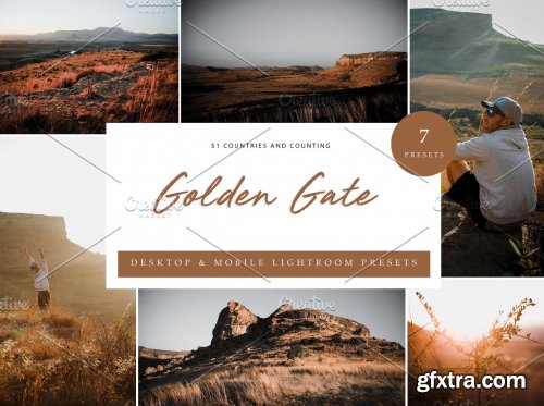 CreativeMarket - 7x Lightroom Presets, Golden Gate 6071343