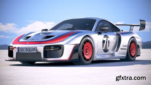 Porsche 935 2019 Moby Dick 3D Model