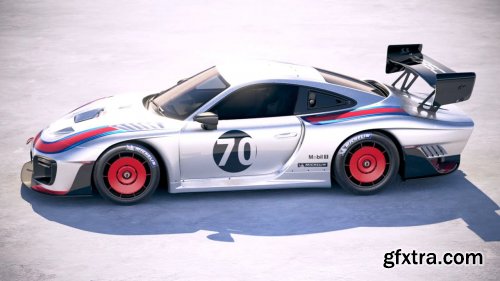 Porsche 935 2019 Moby Dick 3D Model