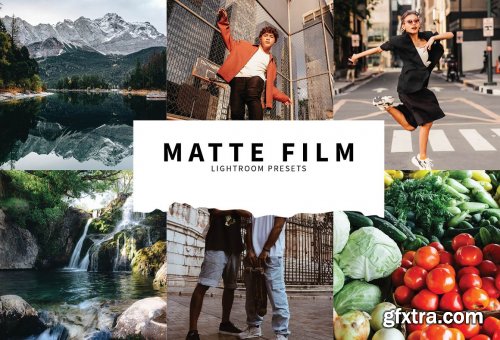  CreativeMarket - 10 Matte Film Lightroom Presets 5857415