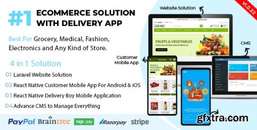 CodeCanyon - React Native Delivery Solution with Advance Website and CMS - 28681648 - v1.0.22.1