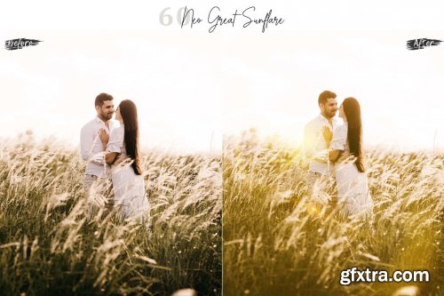  CreativeMarket - 60 Neo Great SunFlare Photo Overlays 6033404