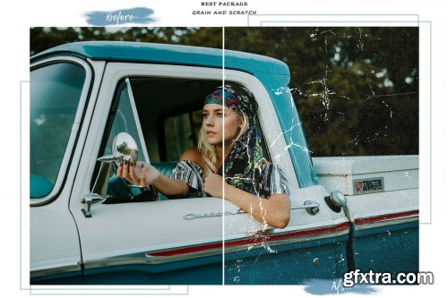 CreativeMarket - 35 Vintage Grain & Scratch Overlays 6037760