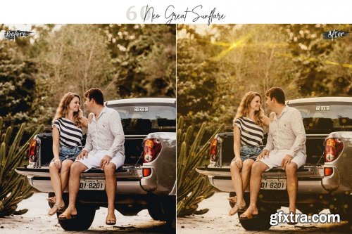  CreativeMarket - 60 Neo Great SunFlare Photo Overlays 6033404