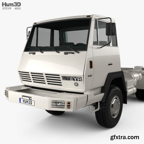 Steyr Plus 91 1491 Chassis Army Truck 1978