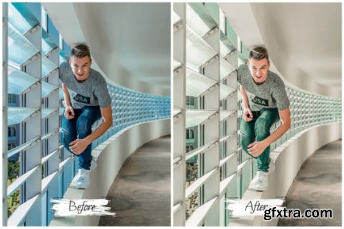 CreativeMarket - 10 Khaki Photoshop Action ACR LUT Filter 5964113