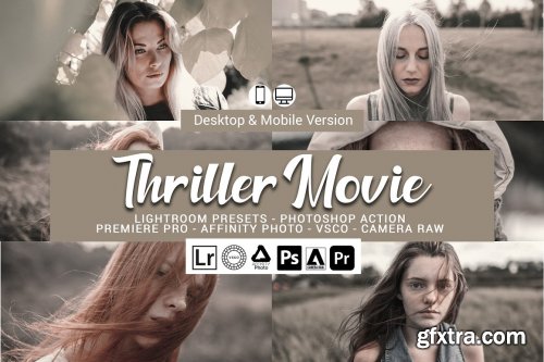 CreativeMarket - Thriller Movie Lightroom Presets 5157496