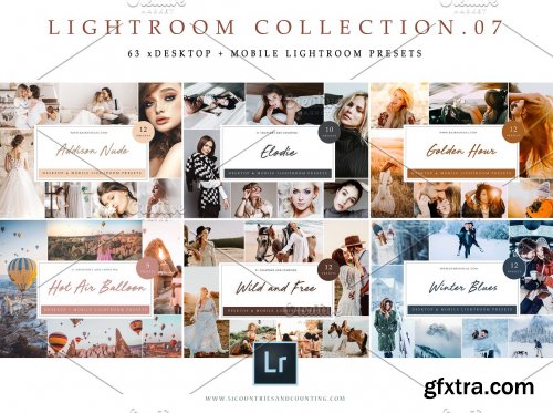 CreativeMarket - BUNDLE 07 Lightroom Collection X 63 6075888