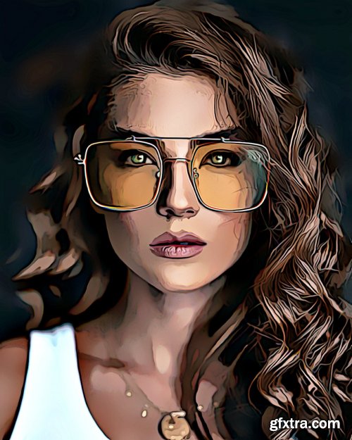 CreativeMarket - Cartoon Photoshop Action 5717853