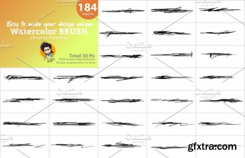 CreativeMarket - Watercolor Brush Bundle Vl 08 5751724