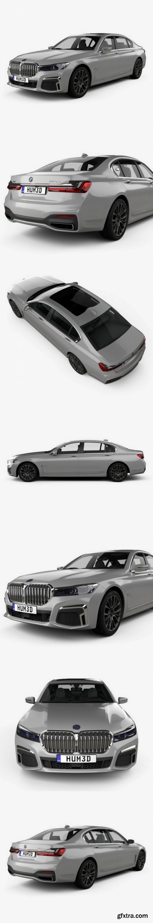 BMW 7 Series Le 2020 3D model