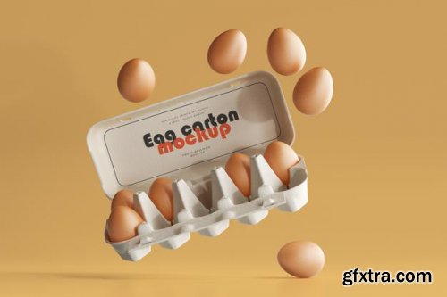 Egg carton mockup