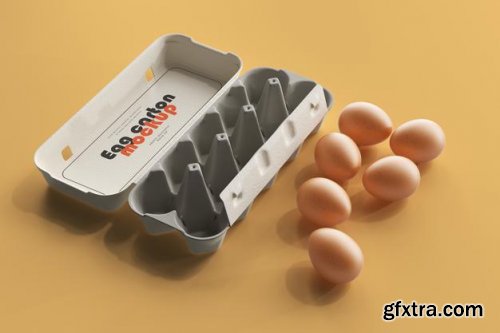 Egg carton mockup