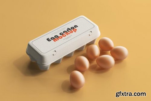 Egg carton mockup