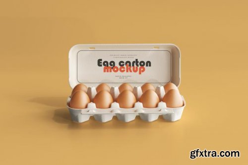 Egg carton mockup