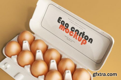 Egg carton mockup