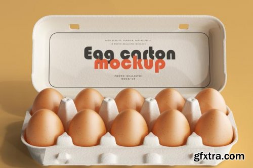 Egg carton mockup