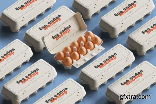 Egg carton mockup vol.2