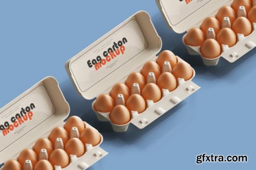 Egg carton mockup vol.2