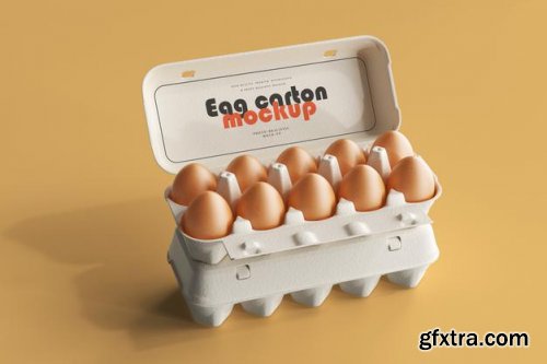 Egg carton mockup vol.2