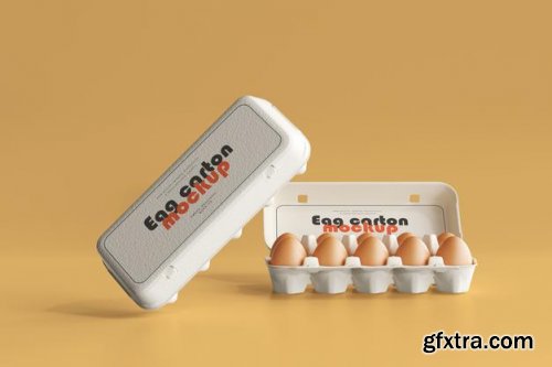 Egg carton mockup vol.2