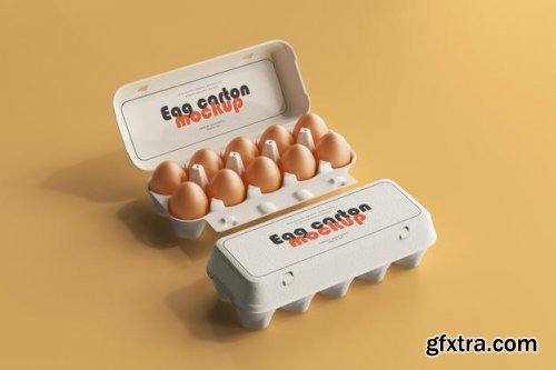 Egg carton mockup vol.2