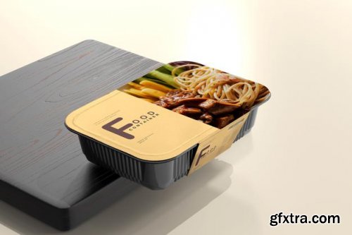 Large size food container mockup