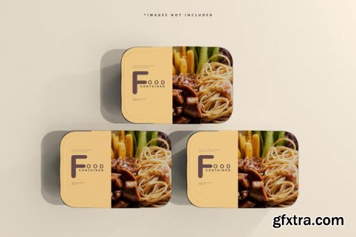 Large size food container mockup