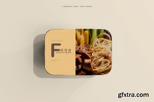 Large size food container mockup