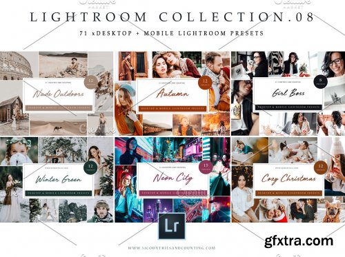 CreativeMarket - BUNDLE 08 Lightroom Collection X 71 6075960