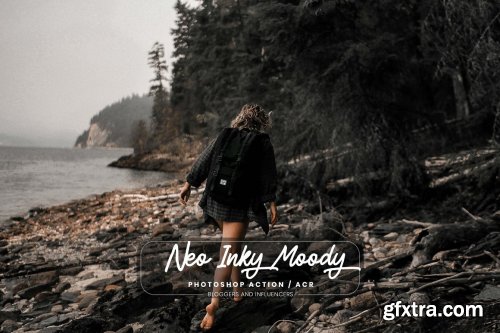 CreativeMarket - 15 Photoshop Actions ACR Inky Moody 6179887