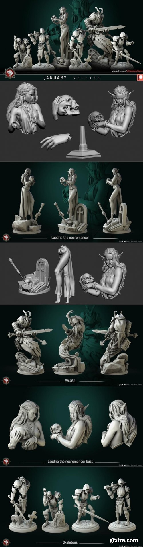 White Werewolf Tavern – 3D Print Model