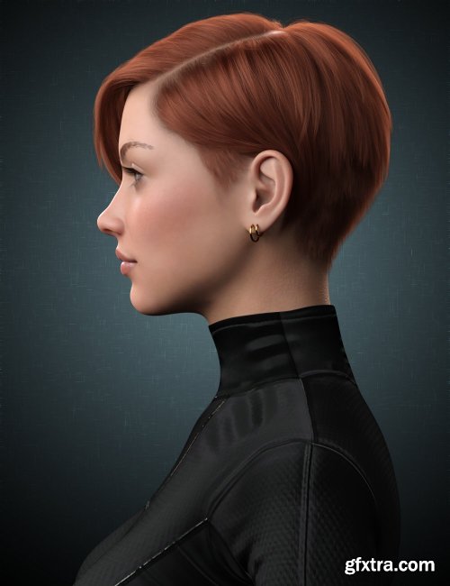 Janey Hair for Genesis 8 and 8.1 Female