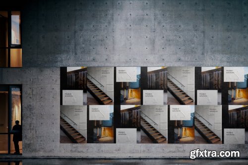 Urban Wall Poster Mockup