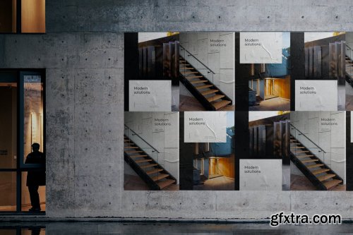 Urban Wall Poster Mockup