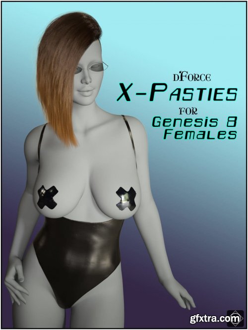 dForce X-Pasties for Genesis 8 Females