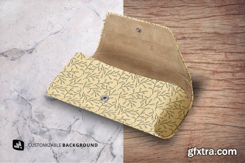 CreativeMarket - Leather Eyewear Box Mockup 5333529