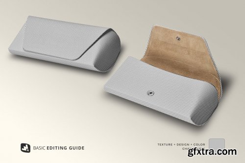 CreativeMarket - Leather Eyewear Box Mockup 5333529