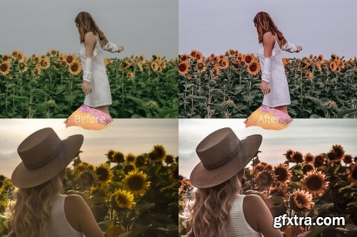 CreativeMarket - Sunflowers - Lightroom Presets Lr 6150441