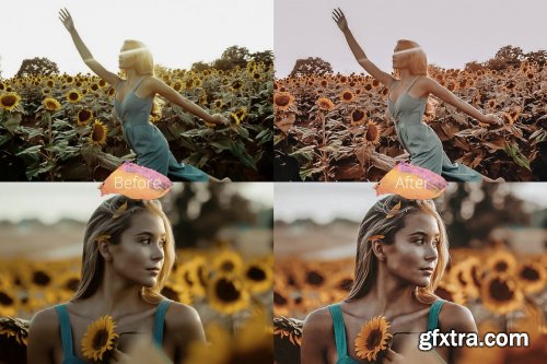 CreativeMarket - Sunflowers - Lightroom Presets Lr 6150441