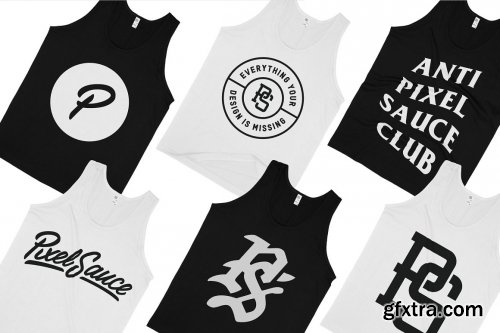 CreativeMarket - Los Angeles Apparel 1815GD Tank Top 6179907