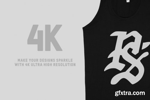 CreativeMarket - Los Angeles Apparel 1815GD Tank Top 6179907