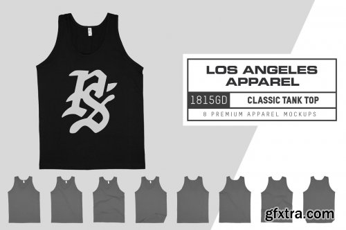 CreativeMarket - Los Angeles Apparel 1815GD Tank Top 6179907