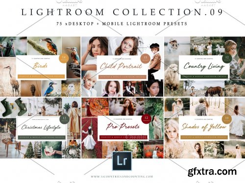 CreativeMarket - BUNDLE 09 Lightroom Collection X 75 6075962