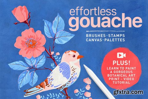 CreativeMarket - Gouache Brushes for Procreate 6146972