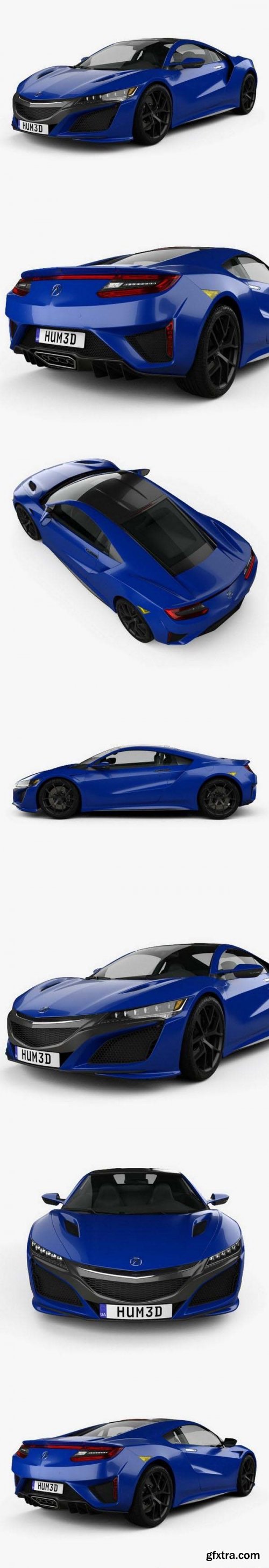 Acura NSX 2016 H3D 3D Model