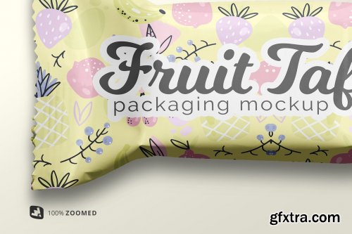 CreativeMarket - Top View Taffy Packaging Mockup 5210043